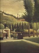 Henri Rousseau The Customs House Spain oil painting artist